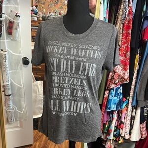 Disney Gray Long Sleeve Tee